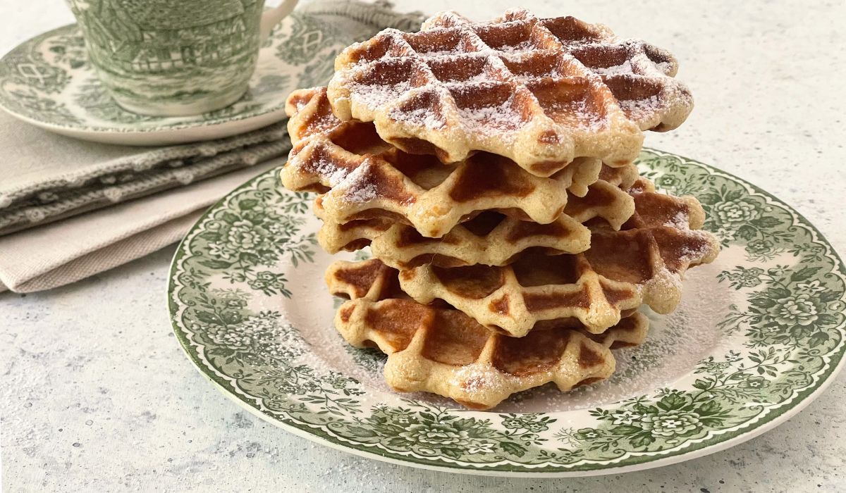 Waffles de baunilha