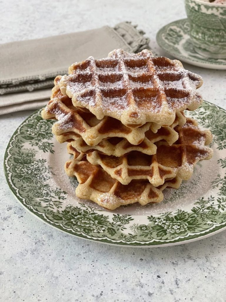 waffles de baunilha