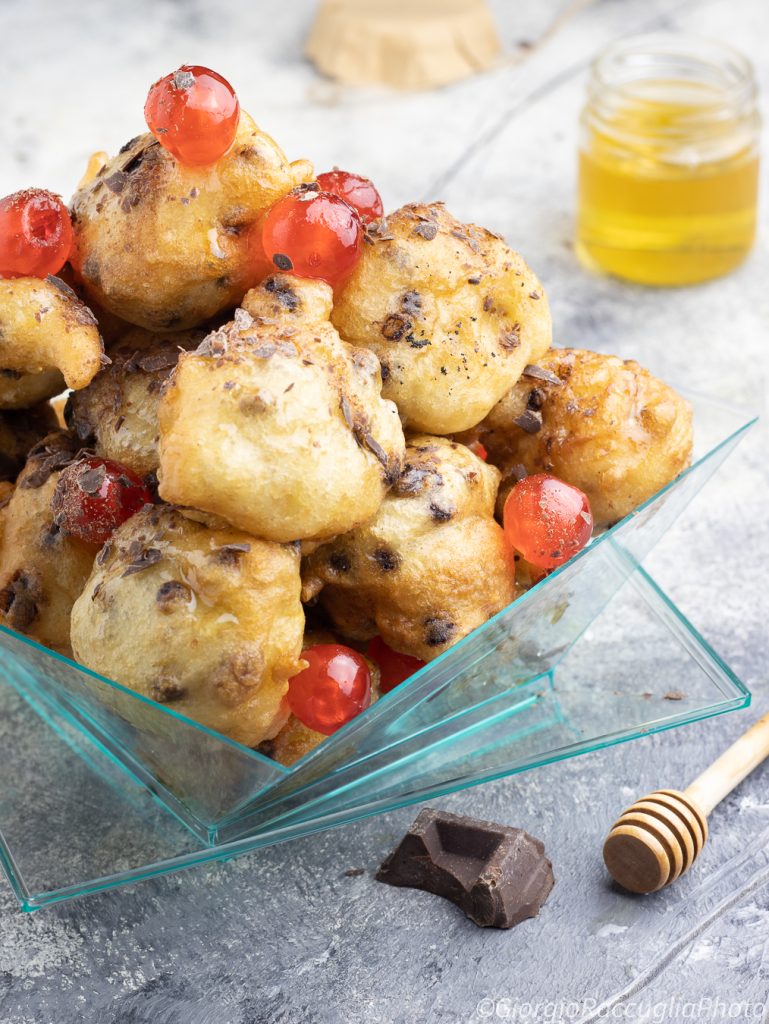 zeppole doces fritas