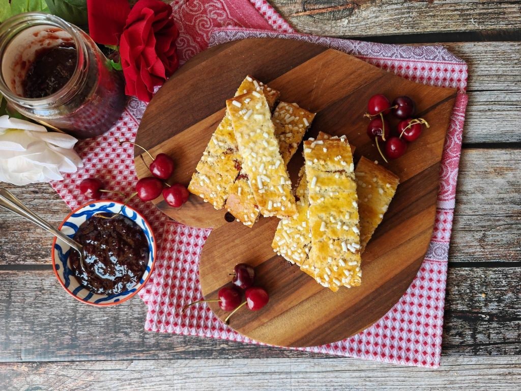 Rolo de massa amanteigada