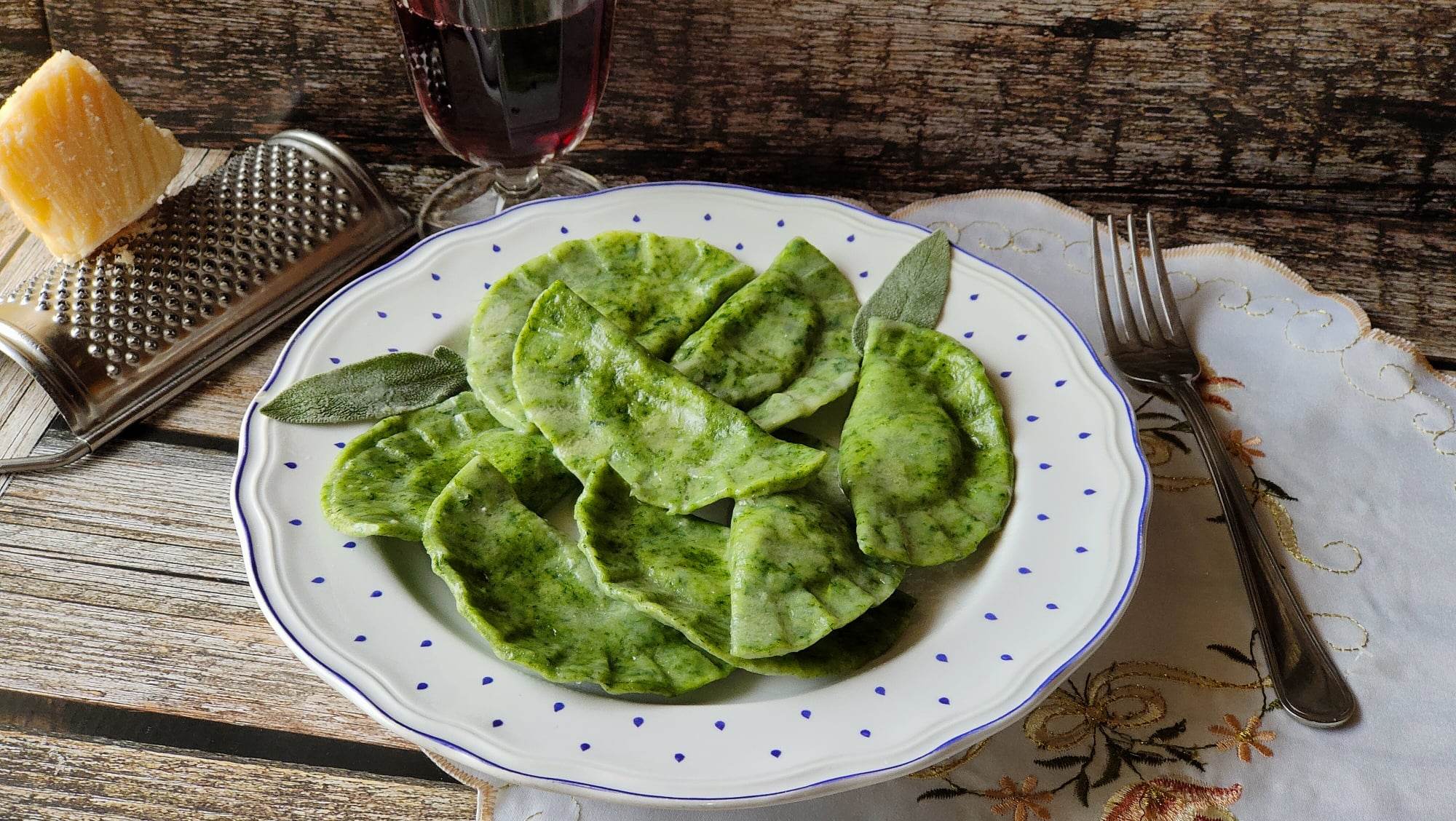 Ravioli verdes