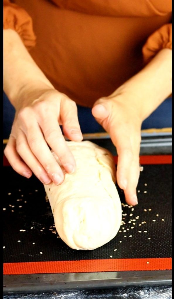 Colocamos sobre as sementes