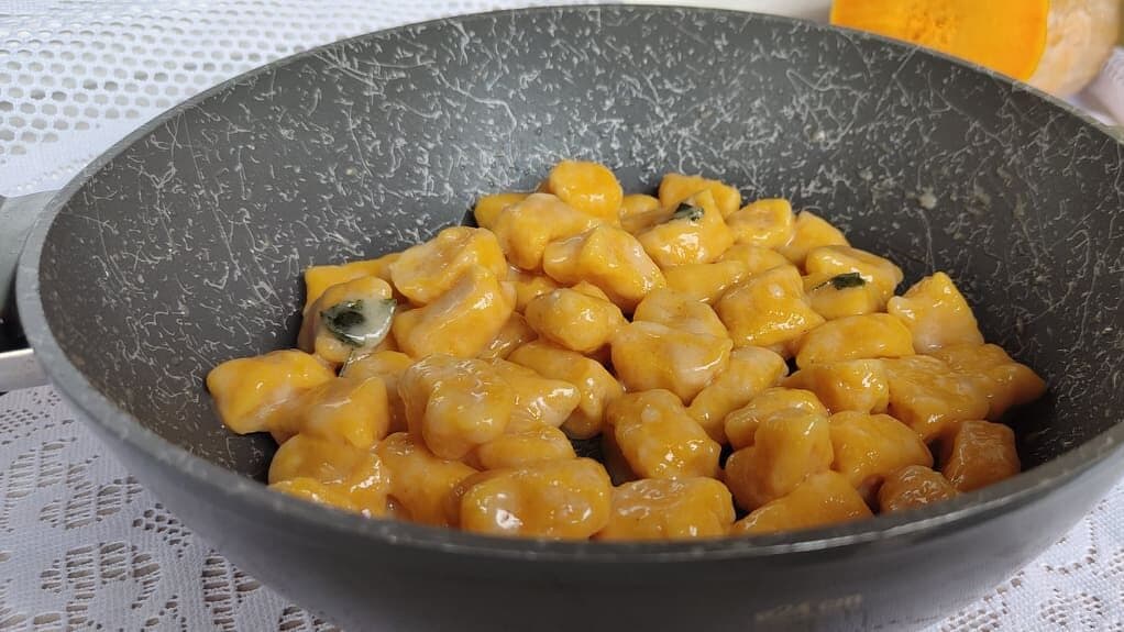 Nhoque de abóbora sem batatas