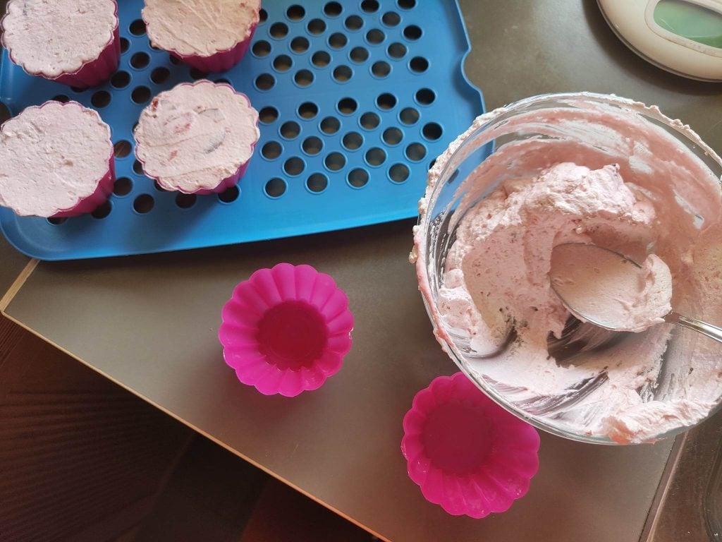 Semifreddo de cerejas