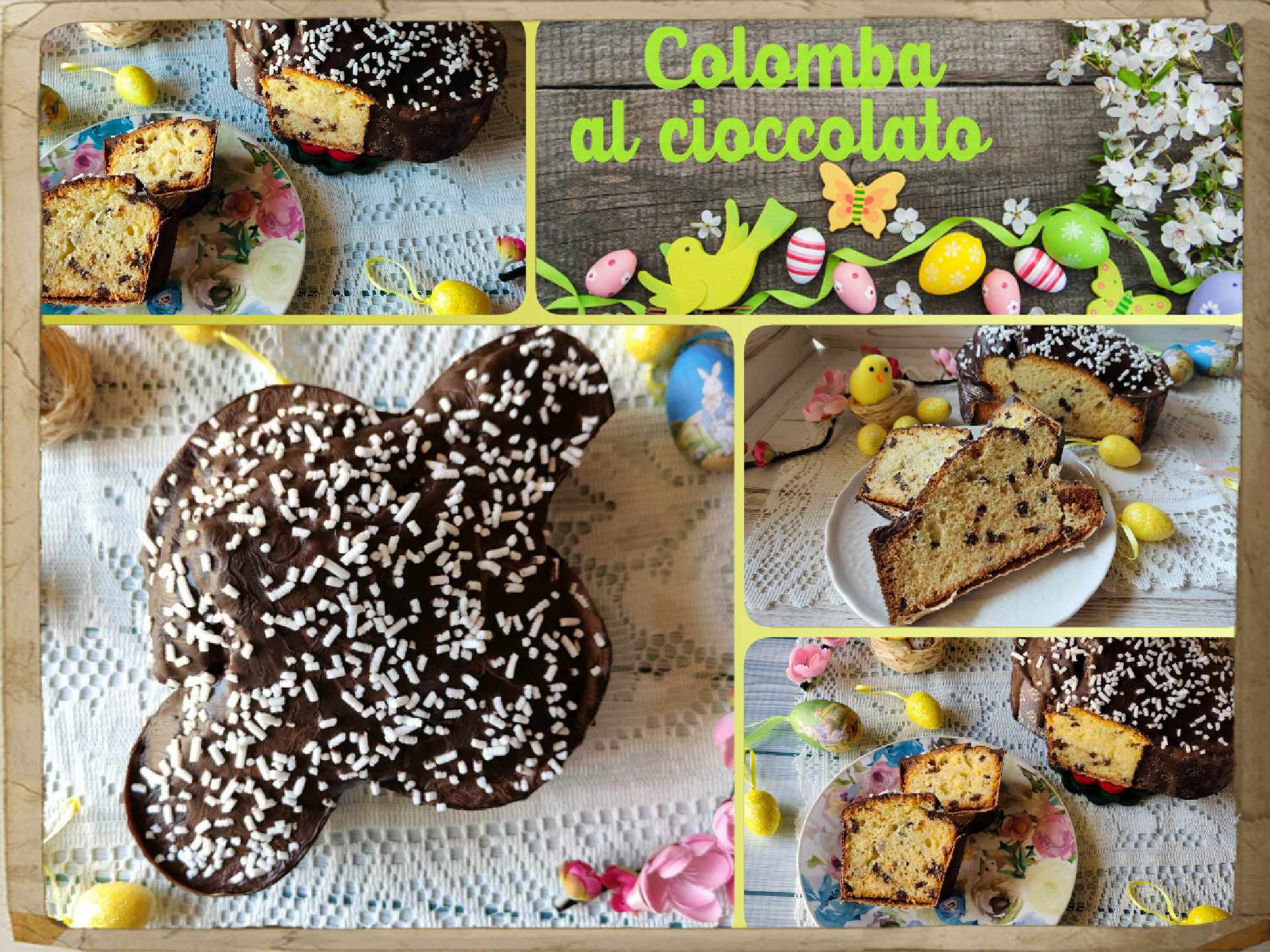 Colomba caseira de Páscoa