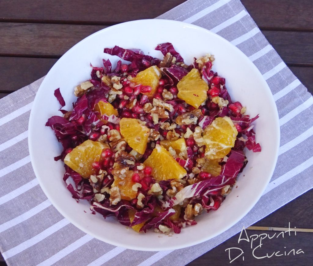 Salada de laranja e radicchio