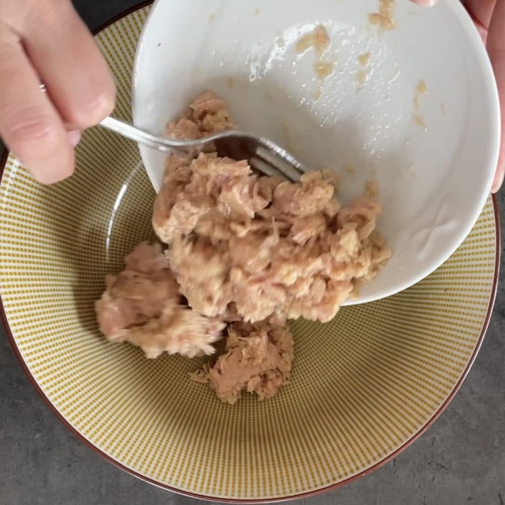 Almôndegas de atum assadas