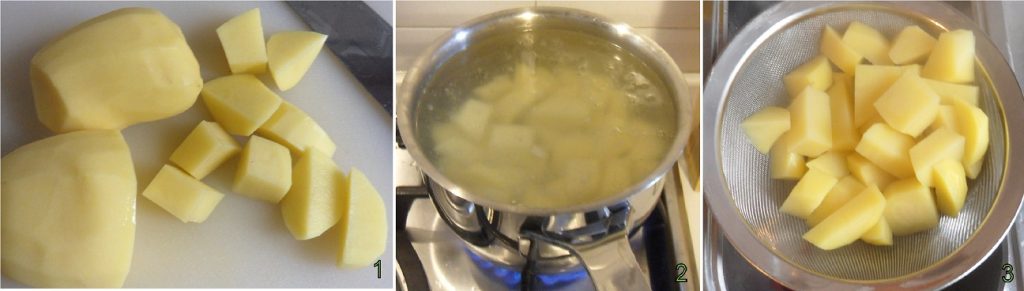 como fazer batatas arenosas com farinha de rosca e parmesão 1 pré-cozinhar as batatas