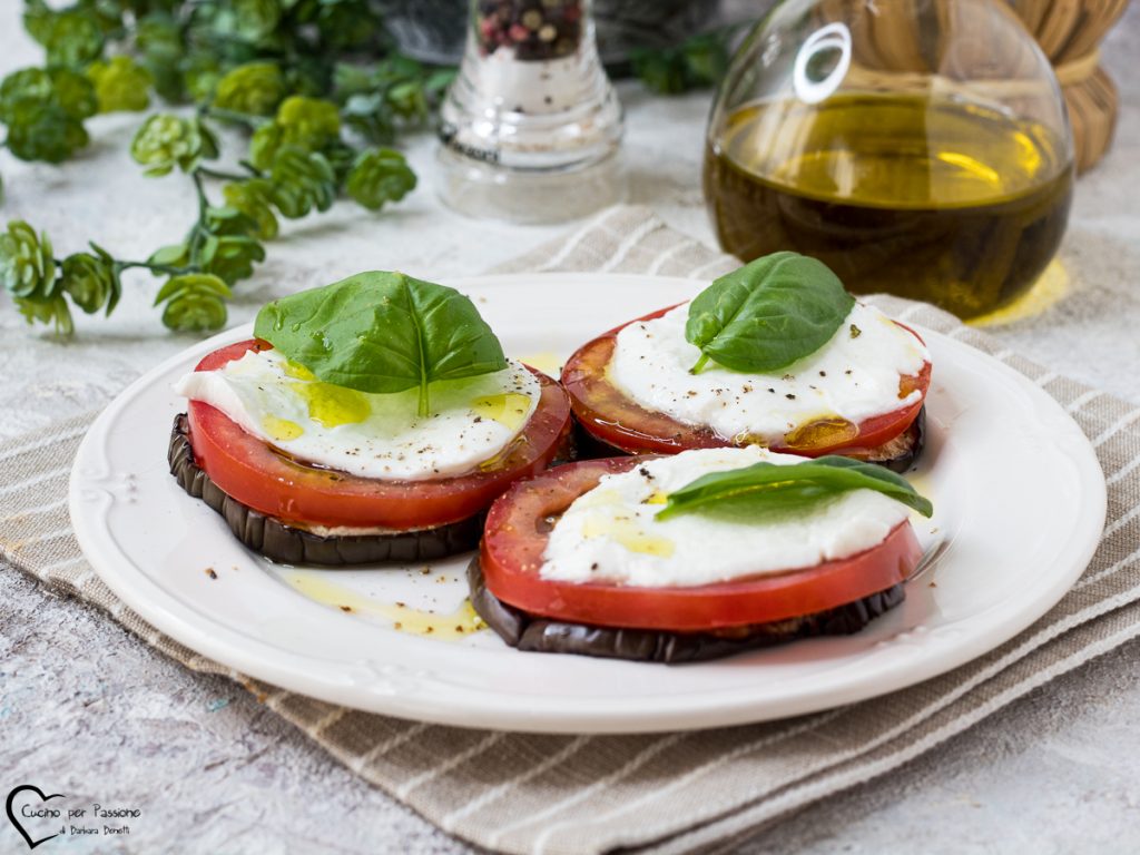 Berinjelas à caprese