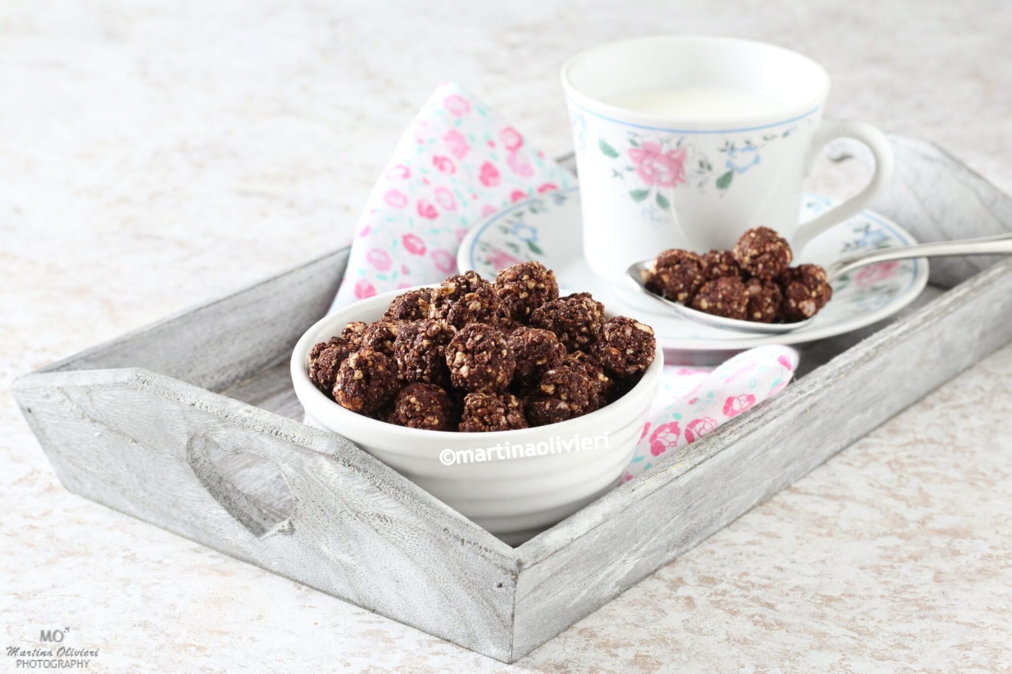 Bolinhas de cereais com cacau – Sem glúten e sem ovos