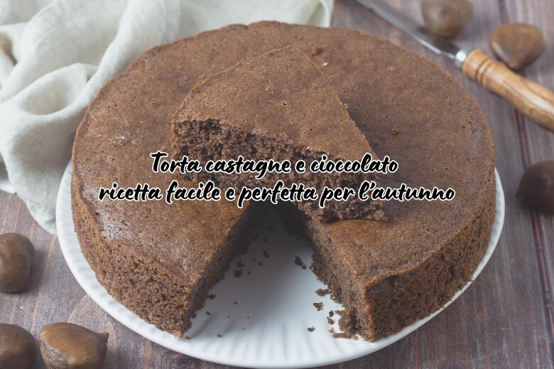 Bolo de farinha de castanha com cacau e chocolate