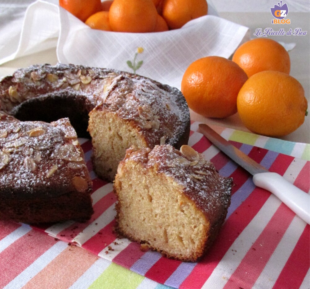 Bolo de laranja com amêndoas