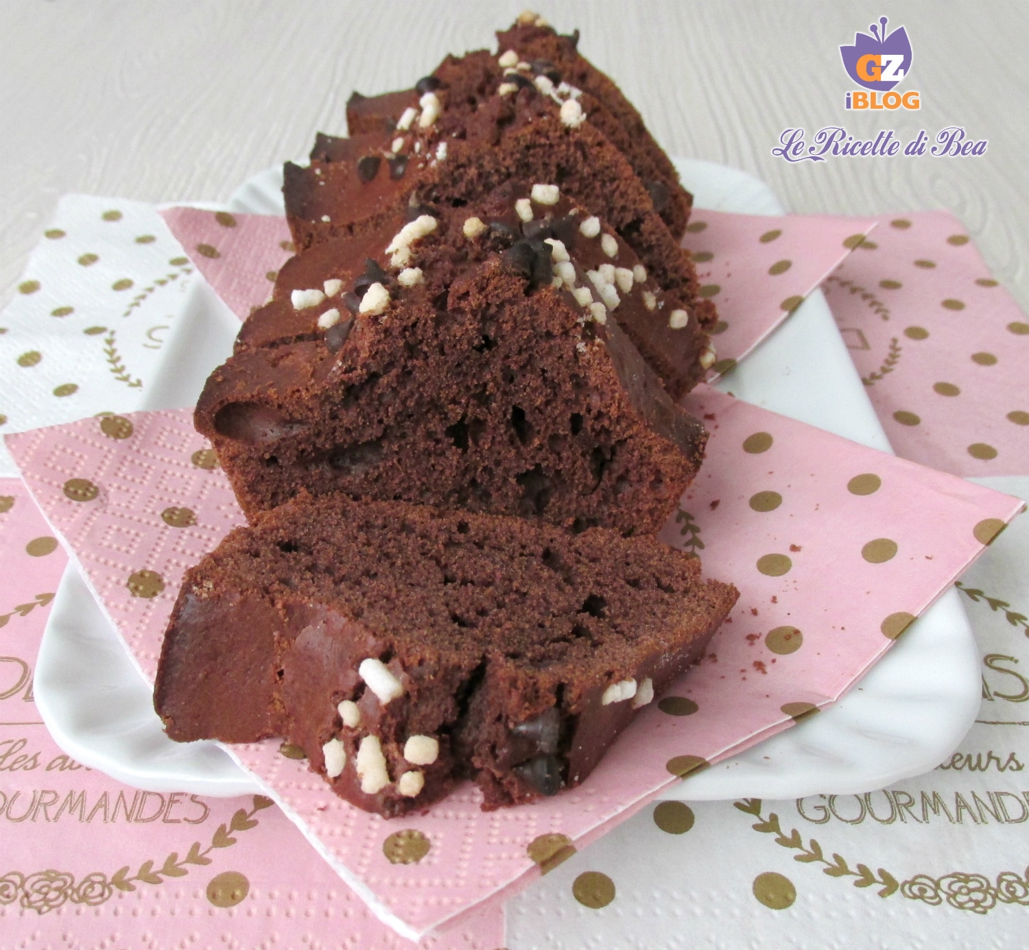 Bolo de Cacau com Gotas de Chocolate
