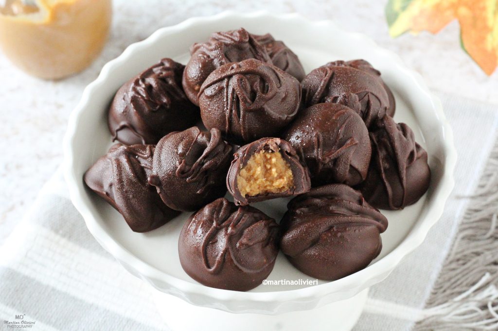 Bombons de manteiga de amendoim