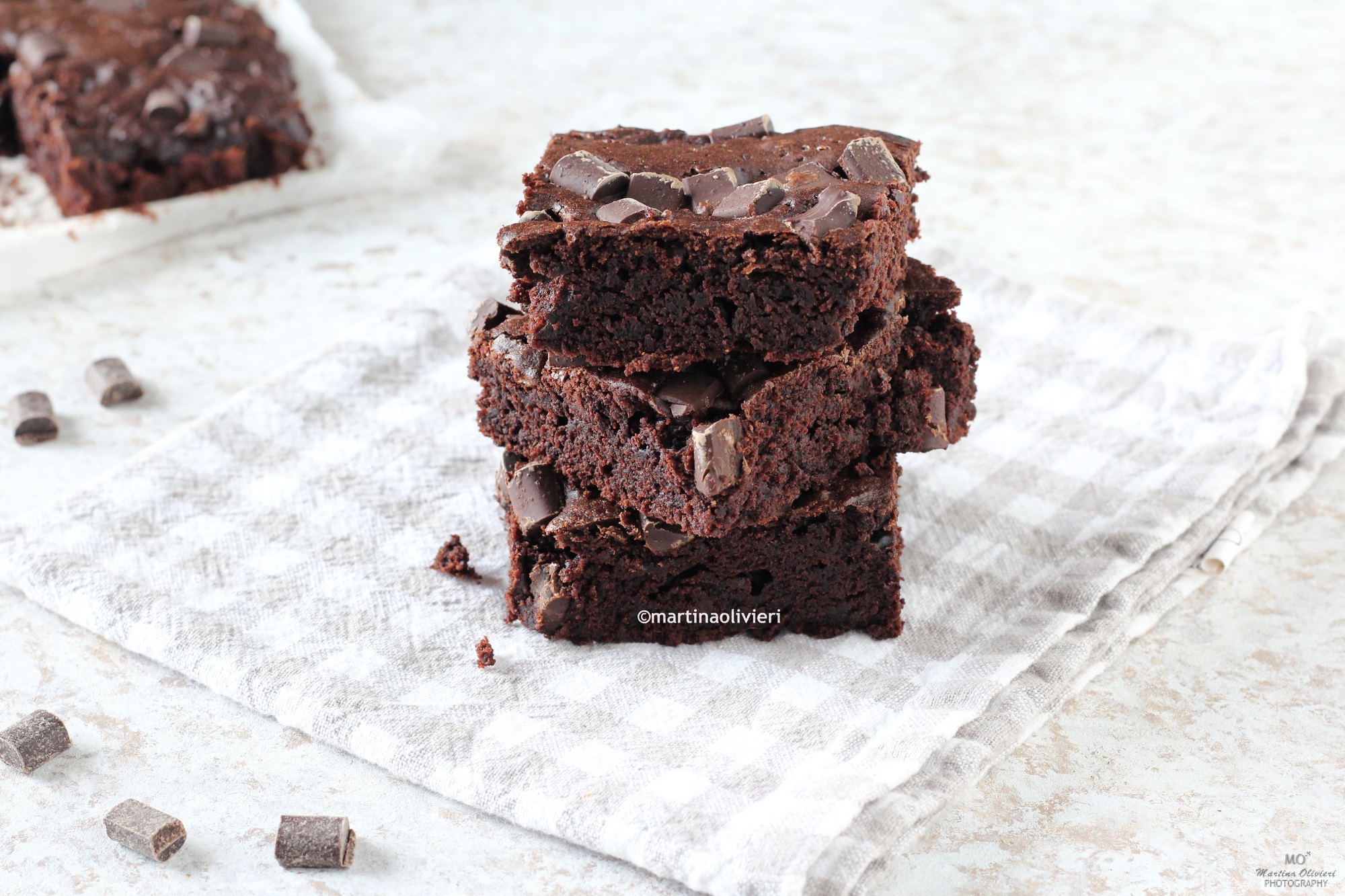 Brownies de chocolate – Sem ovos e sem leite
