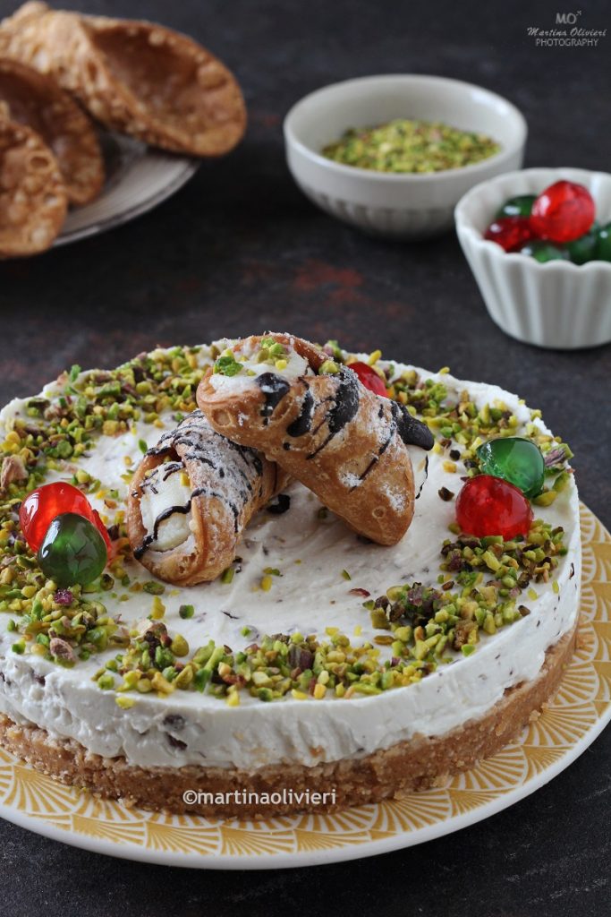 Cheesecake de canoli siciliano