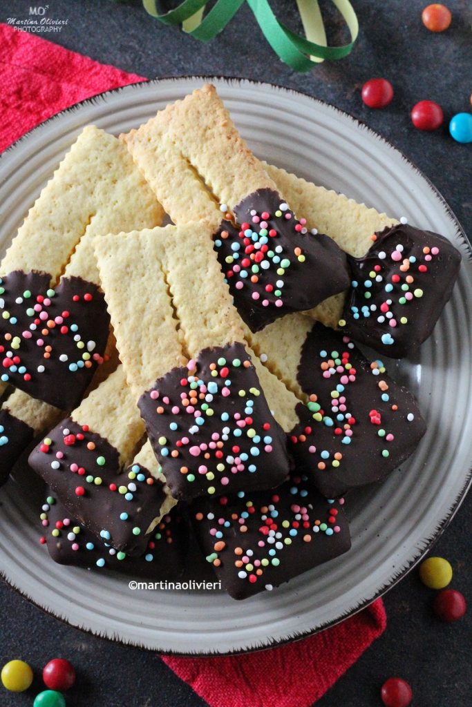 Chiacchiere com chocolate