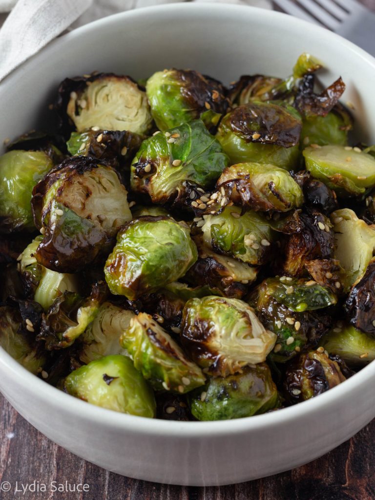 Couve-de-Bruxelas na Airfryer