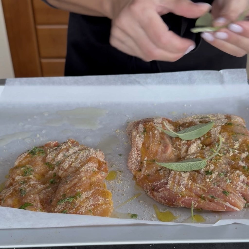 Coxas de frango desossadas ao forno