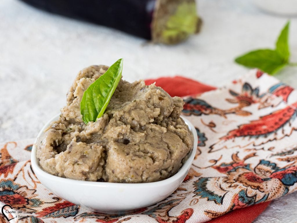 Creme de berinjela para bruschettas