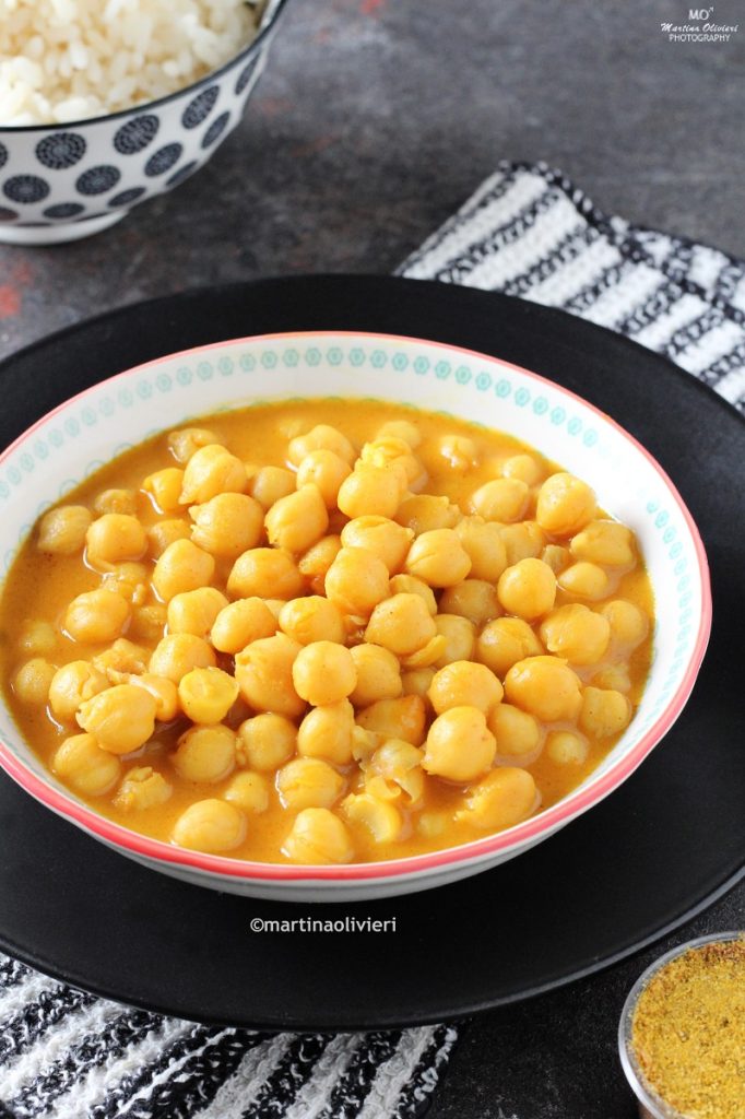 Curry de grão-de-bico