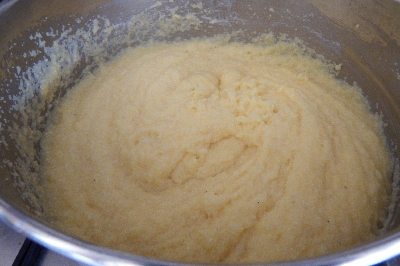 nhoque de polenta com cogumelos