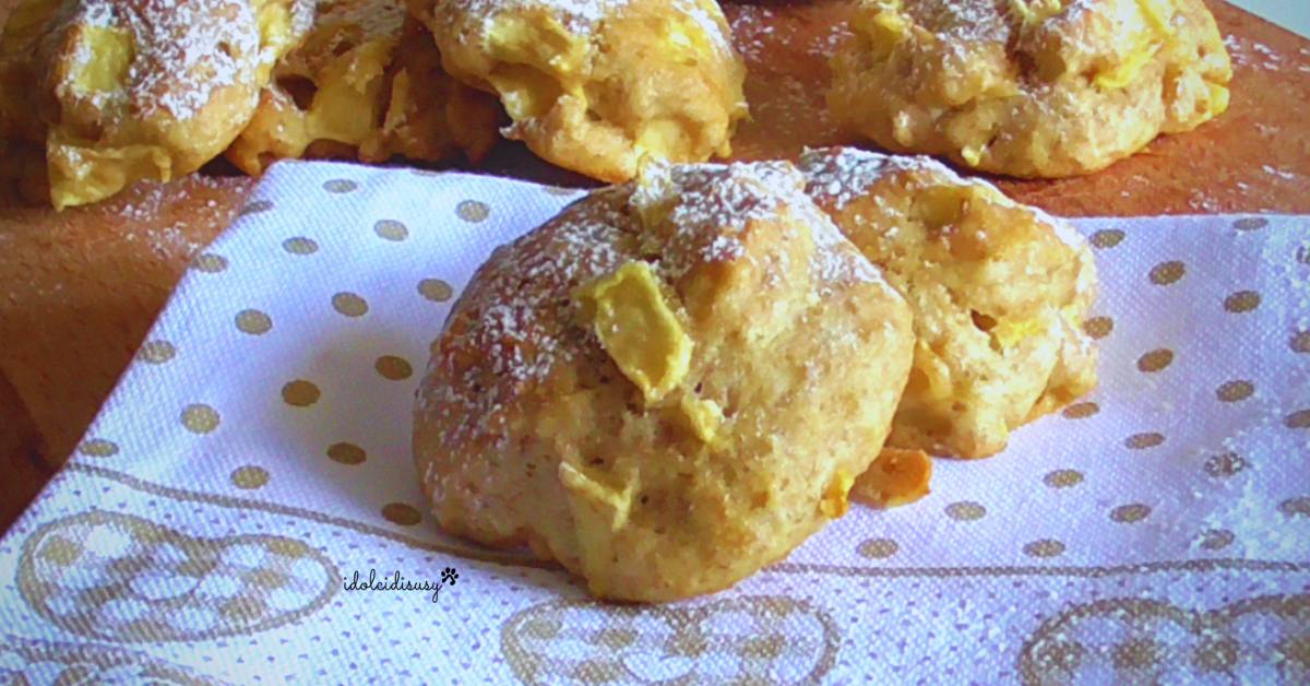 Biscoitos macios de maçã