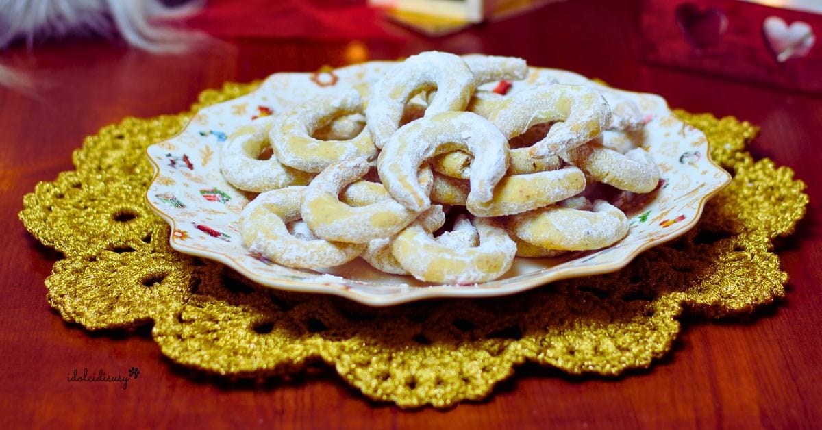 Vanillekipferl biscoitos austríacos de Natal