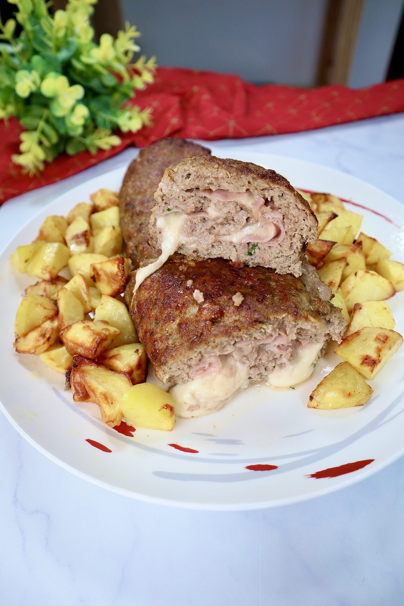 Rocambole com mortadela e provolone | fritadeira sem óleo