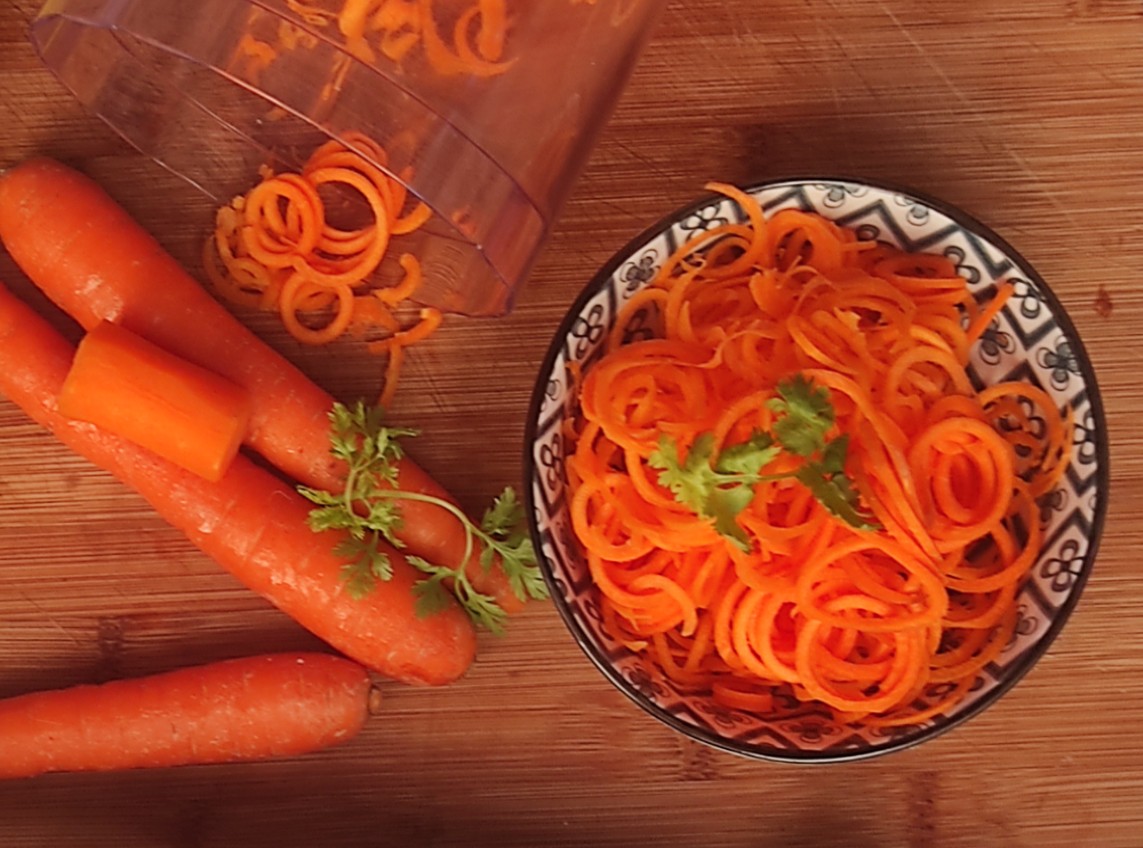 Espaguete de cenoura – Como prepará-lo e temperá-lo