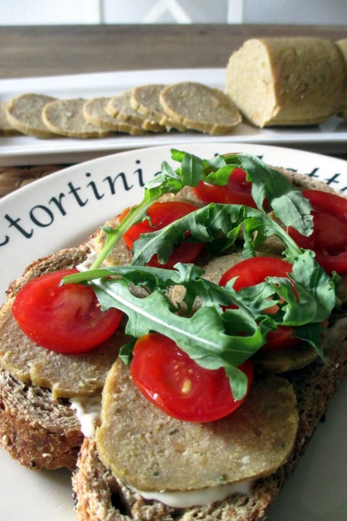 Fatiado vegano de grão-de-bico e azeitonas, Mangia senza Pancia