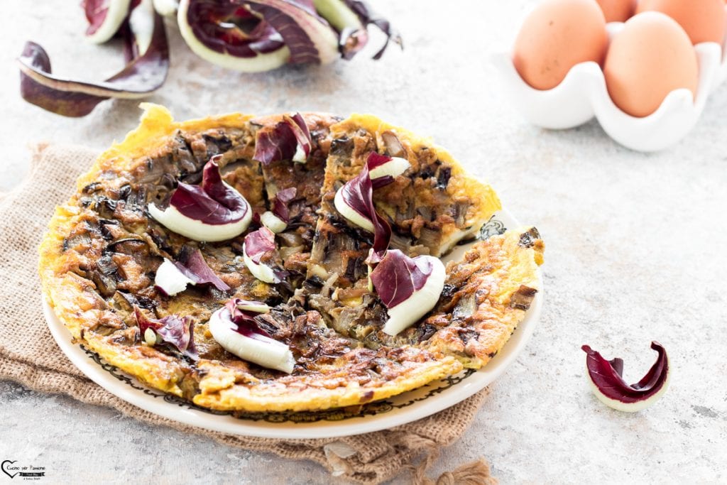 Frittata com radicchio