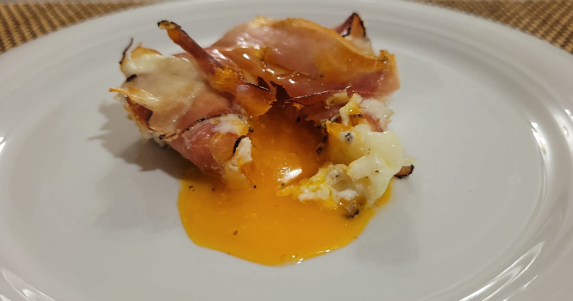 Ovos com Speck na Fritadeira a Ar