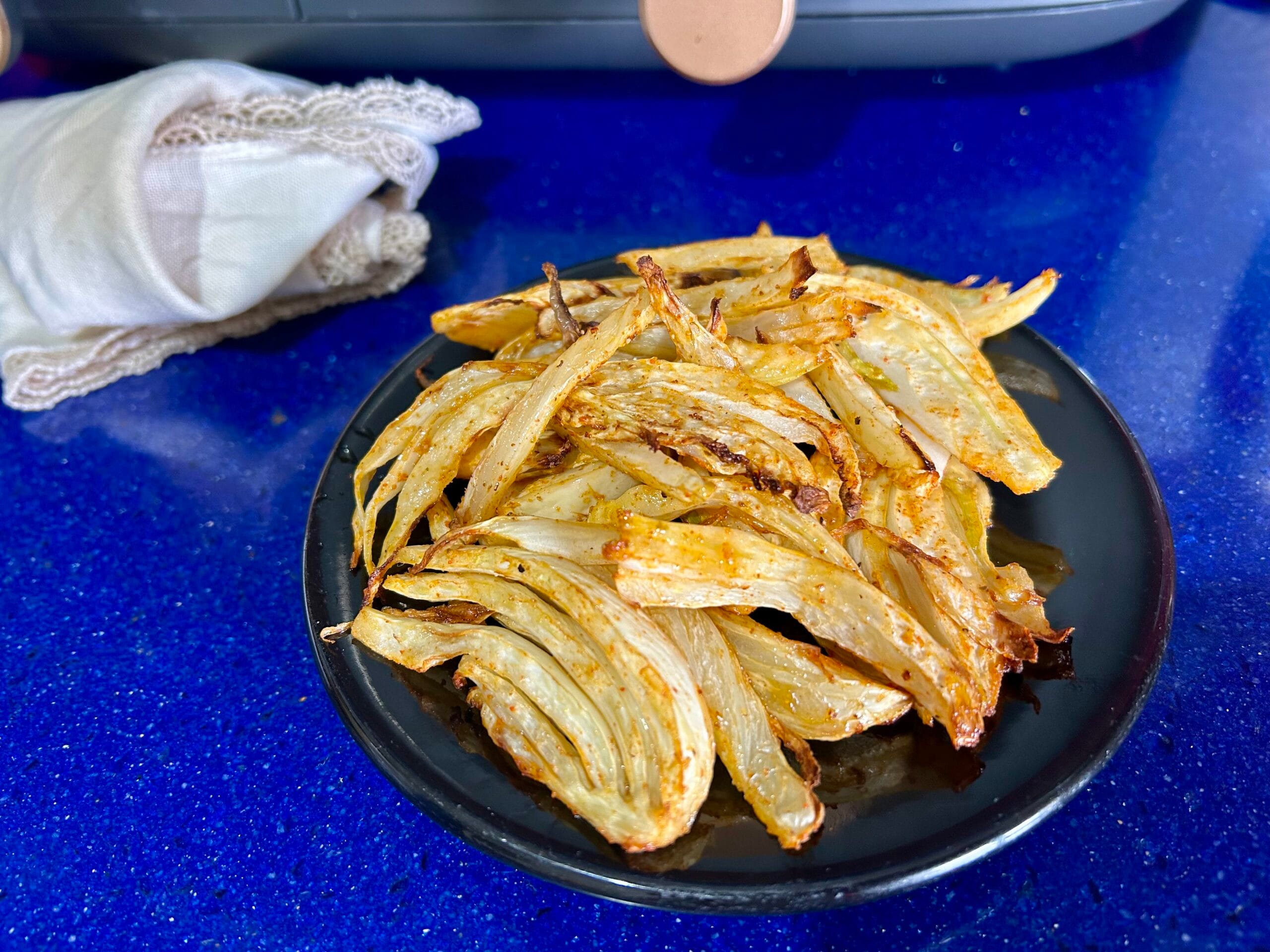 Funcho na fritadeira a ar