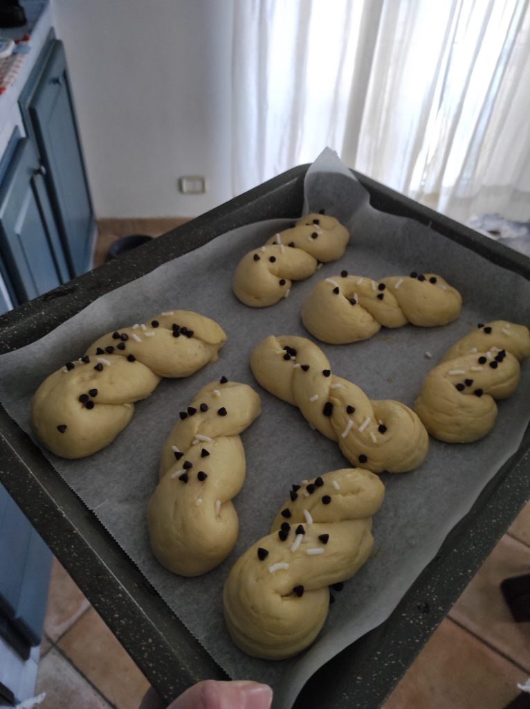 tranças doce fermentado