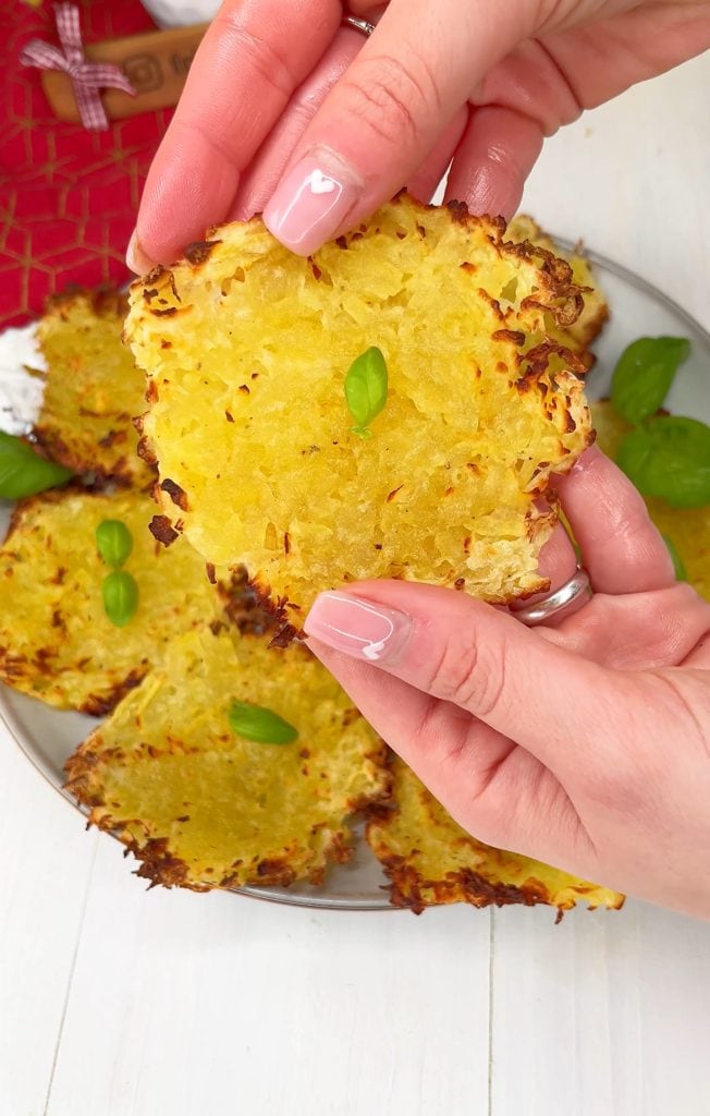 rösti de batata na fritadeira elétrica