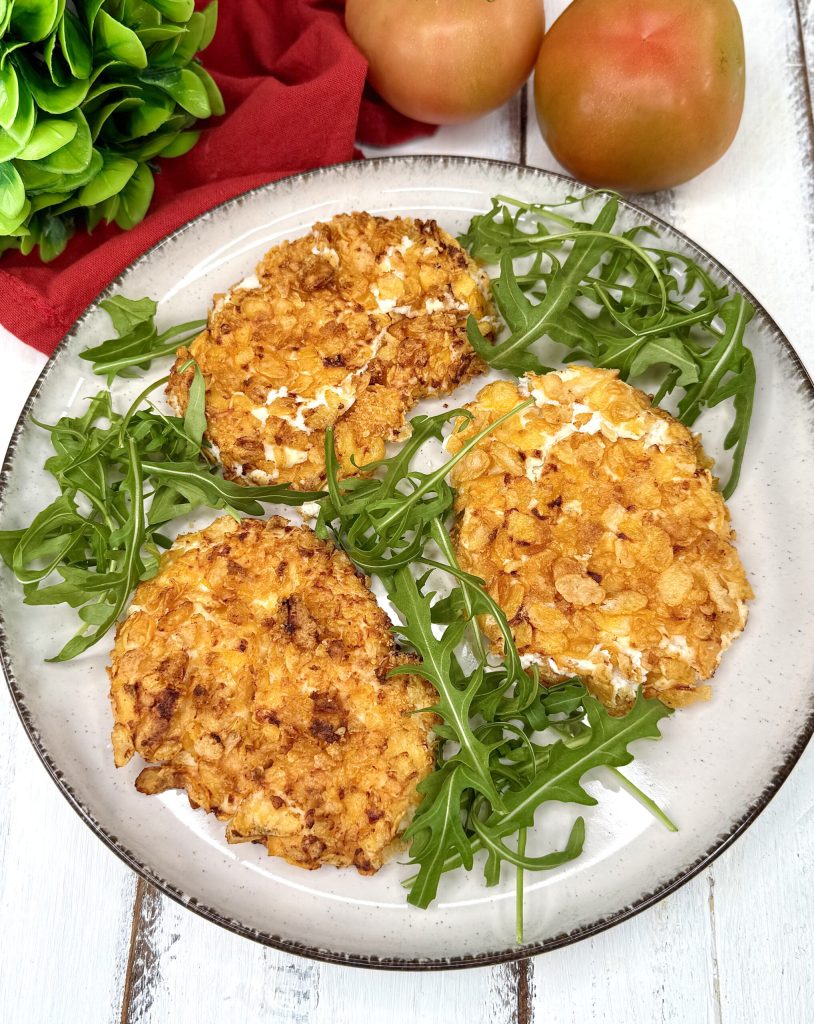 Bifes de ricota - na fritadeira elétrica