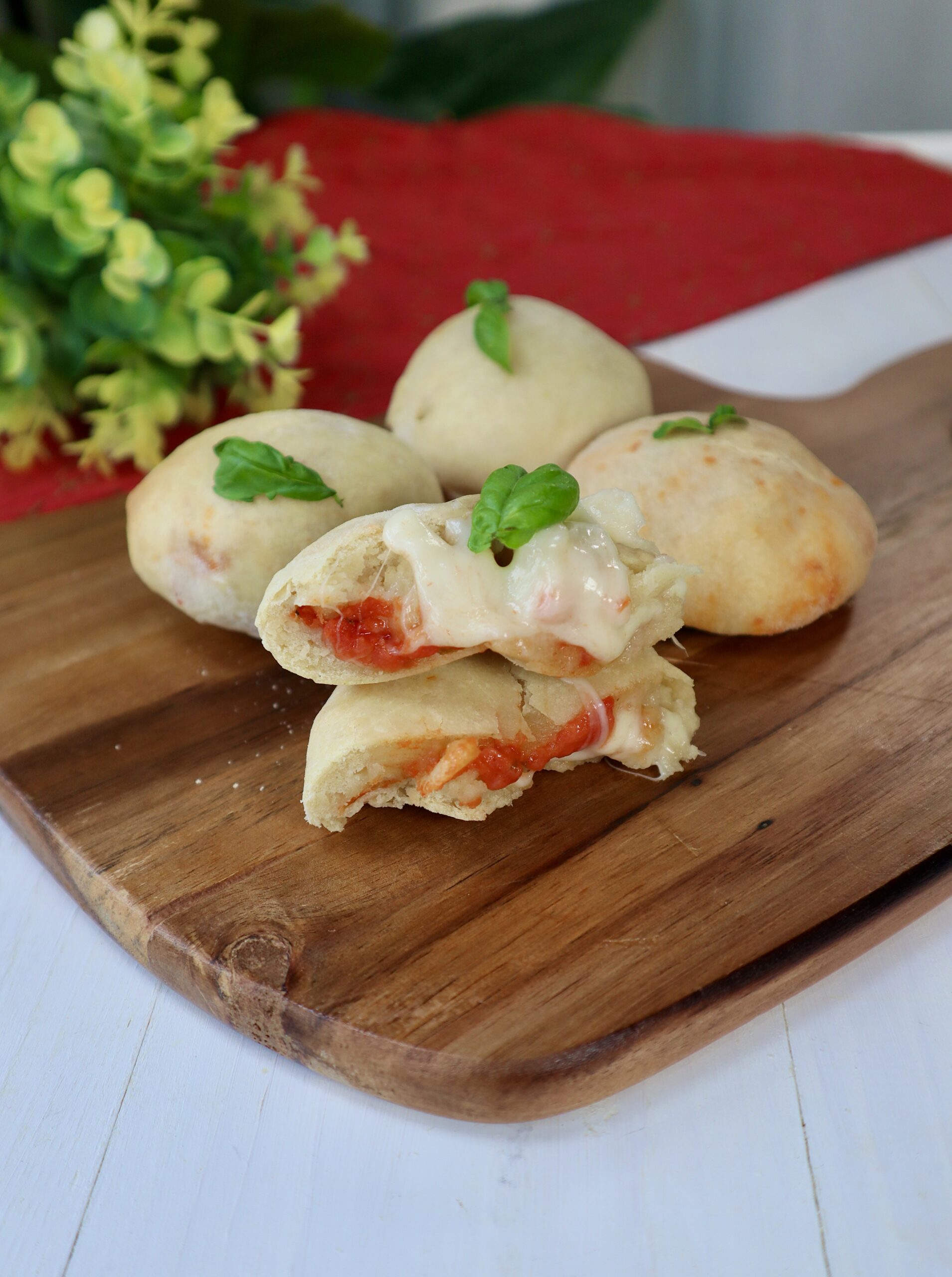 Bomboloni à pizzaiola na fritadeira a ar