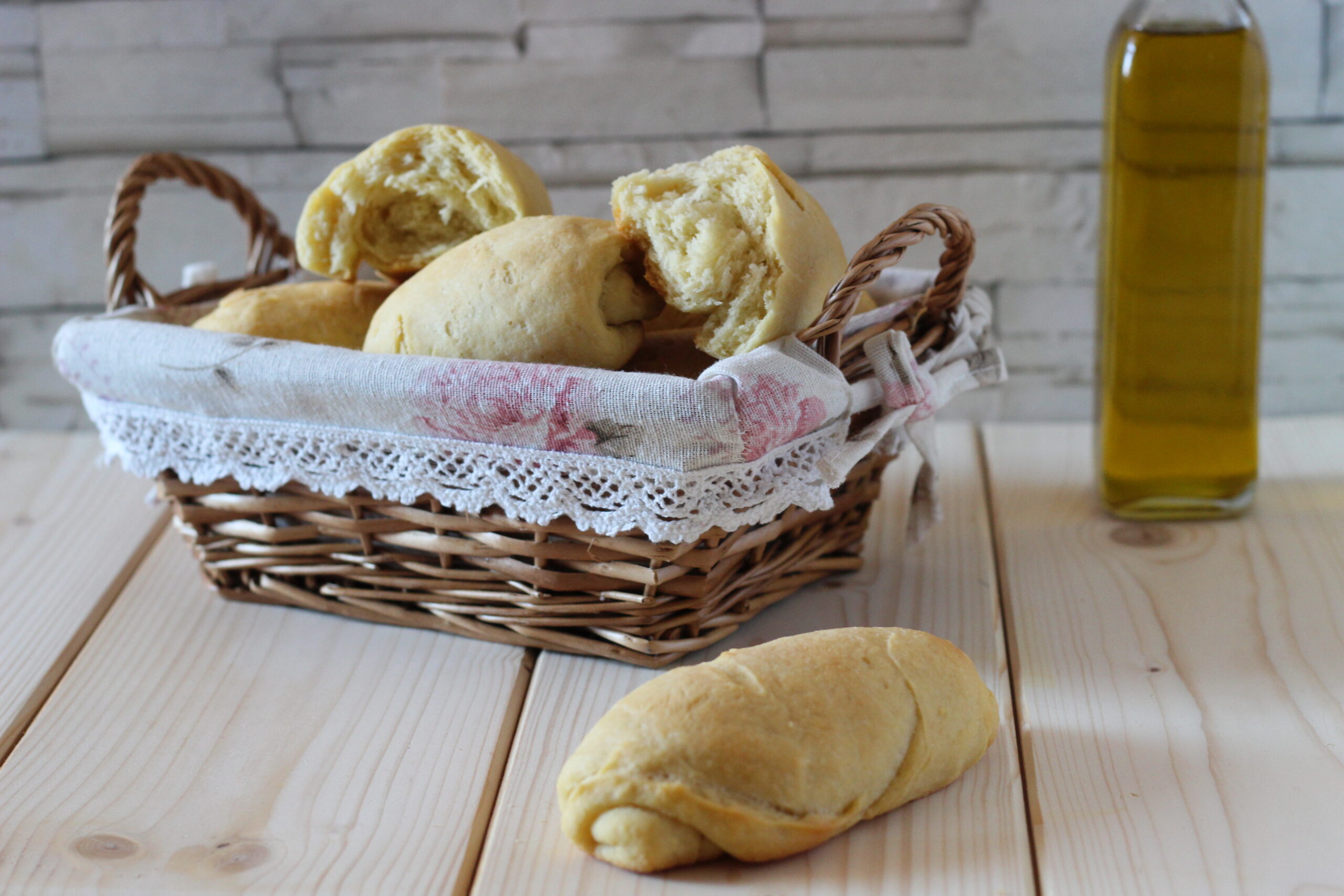 Pães de sêmola com azeite