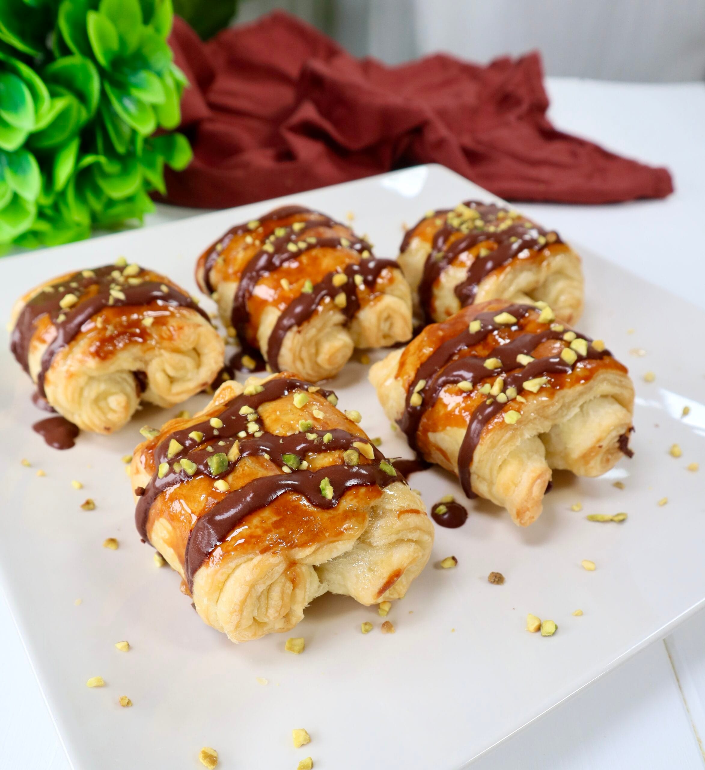 Pain au chocolat rápidos sem massa