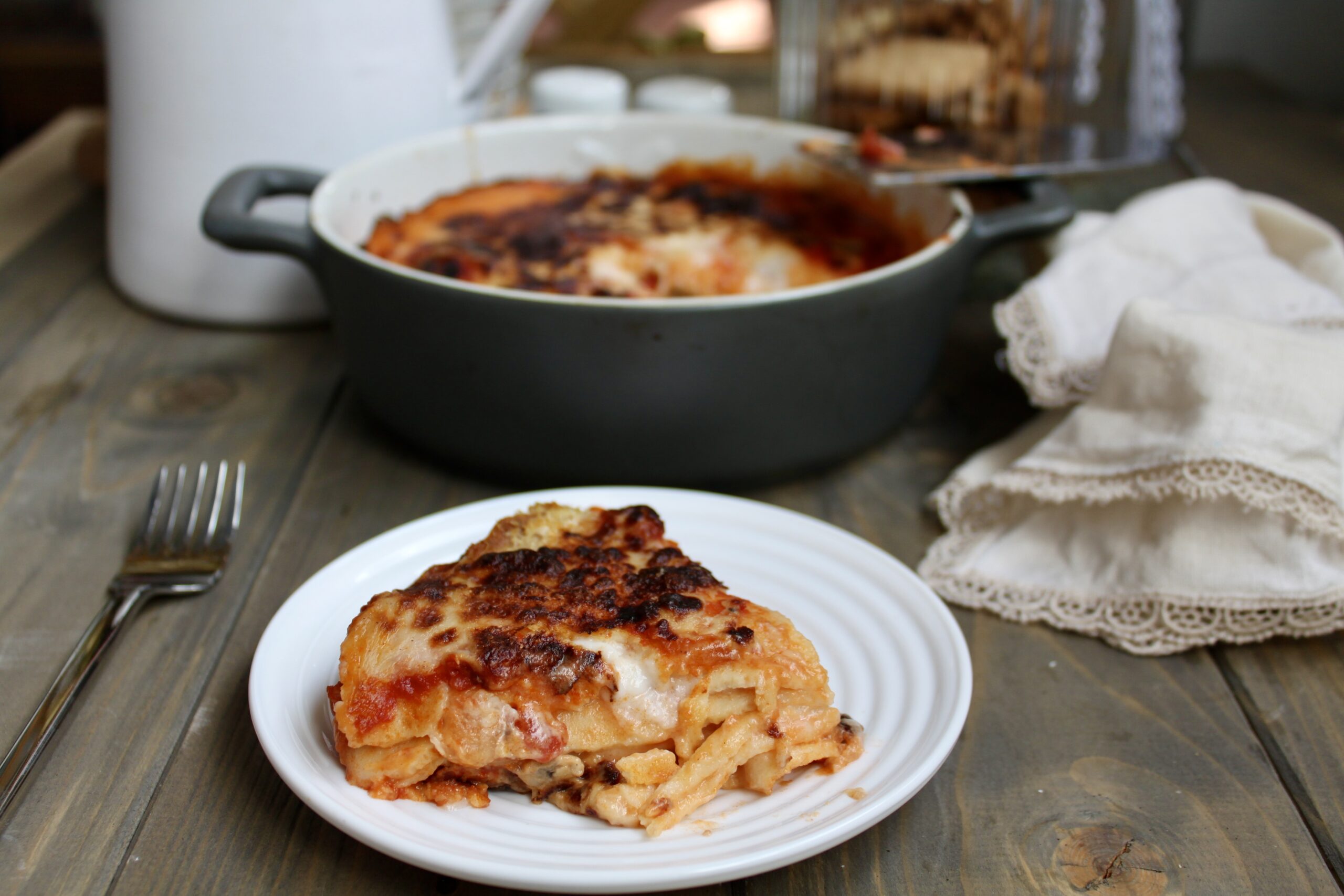 Lasanha rápida com crepes