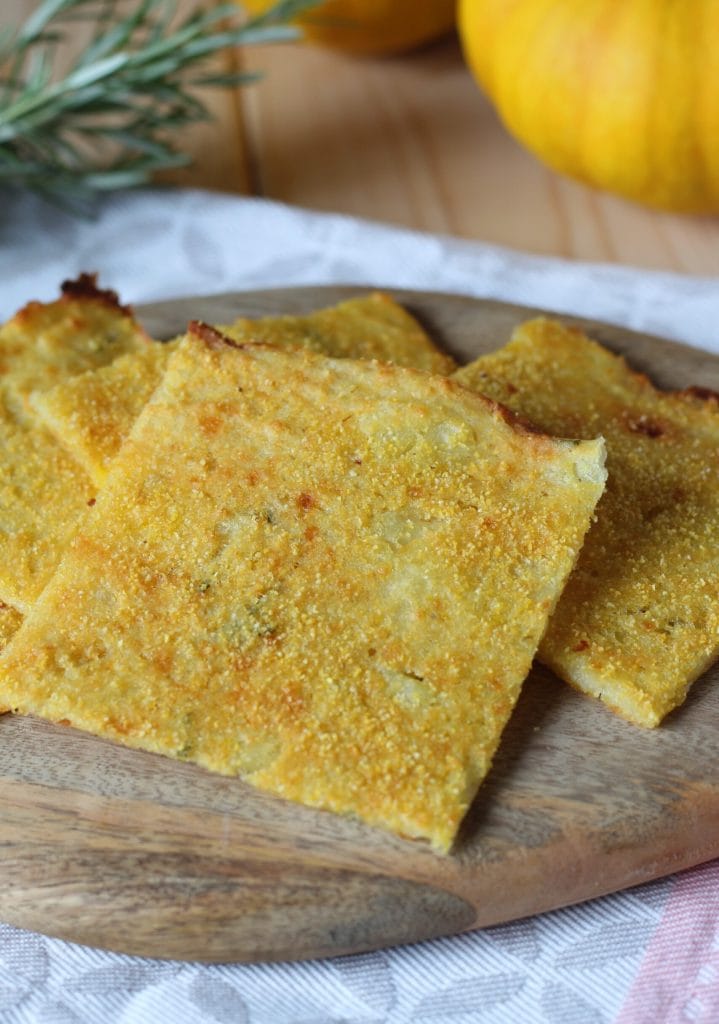 focaccia de abóbora e batatas