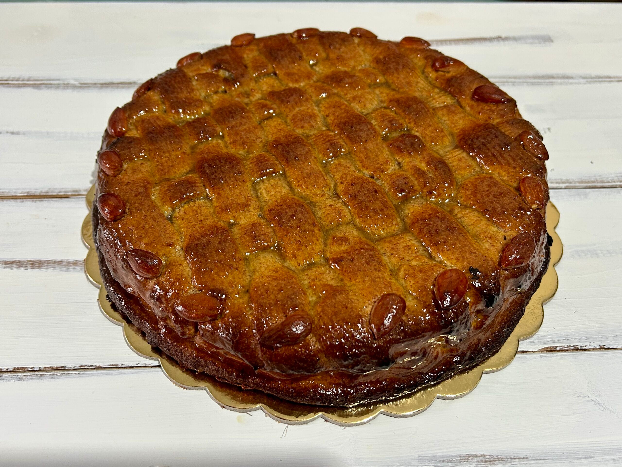 Torta Delícia ou massa de amêndoas