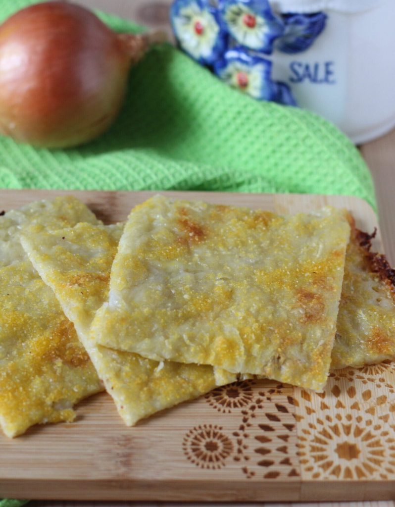 focaccia de abobrinha e cebola