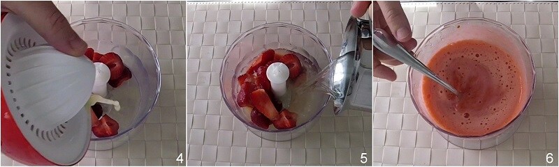 Limonada de morango receita bebida refrescante com morangos frescos sem álcool o grão de milho 2 bater os morangos