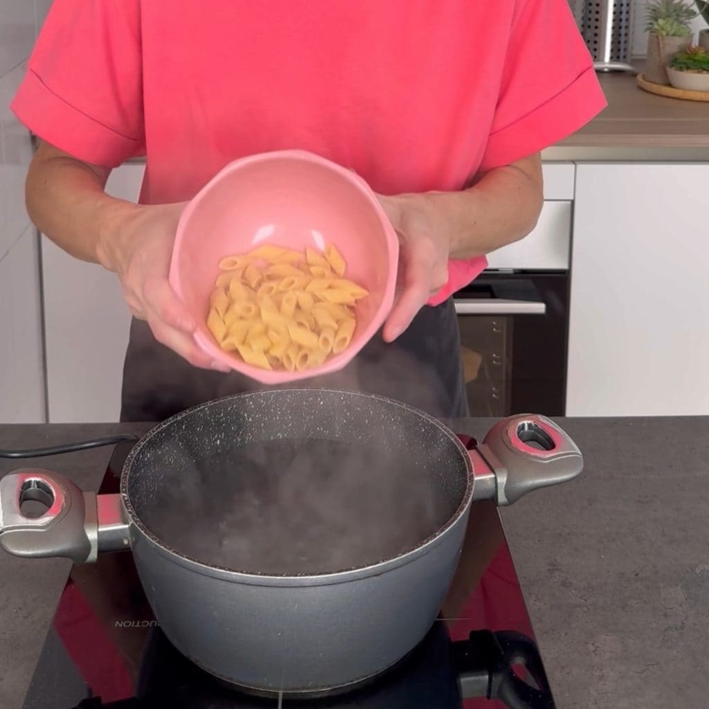 Massa com abóbora e ricota