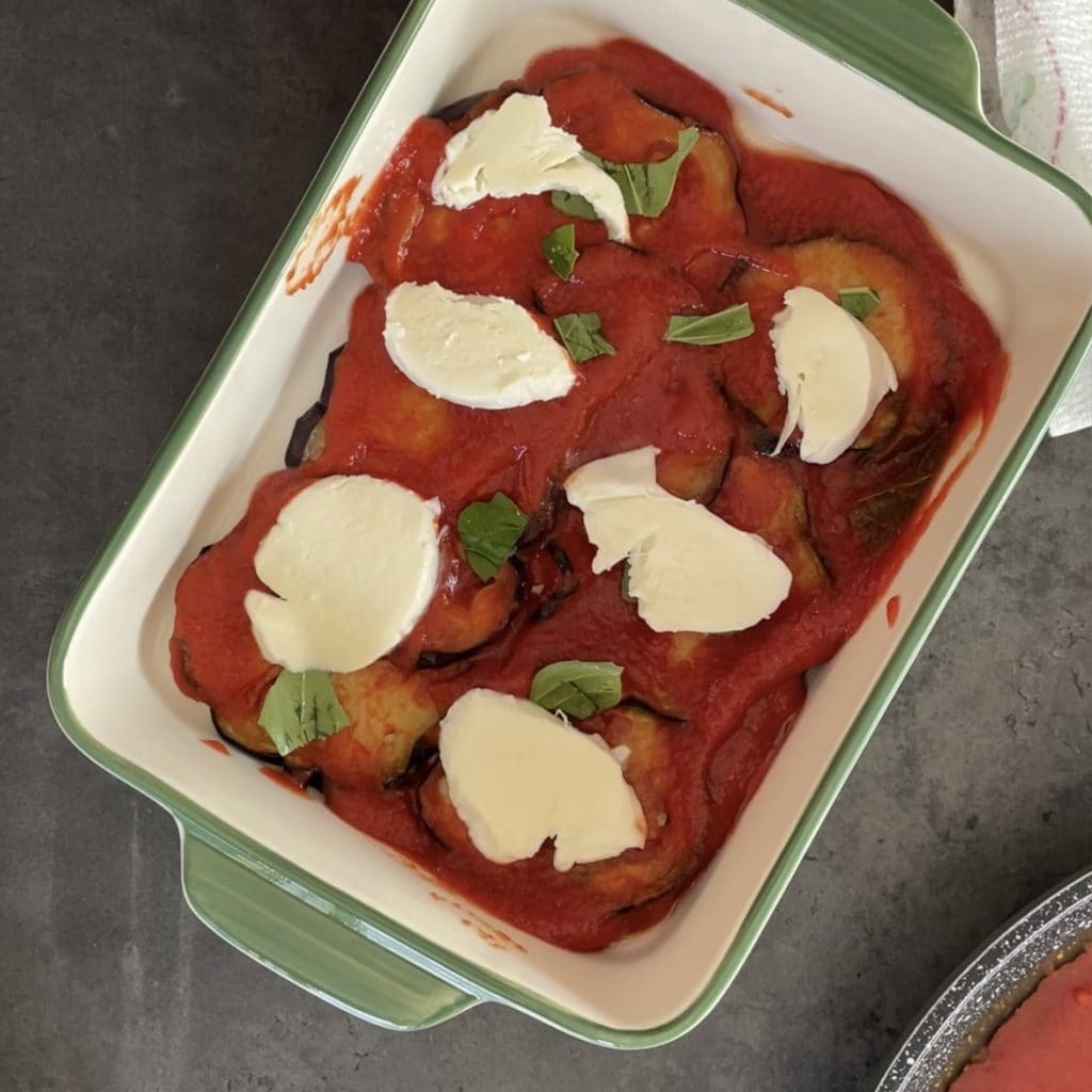 Parmigiana de berinjela