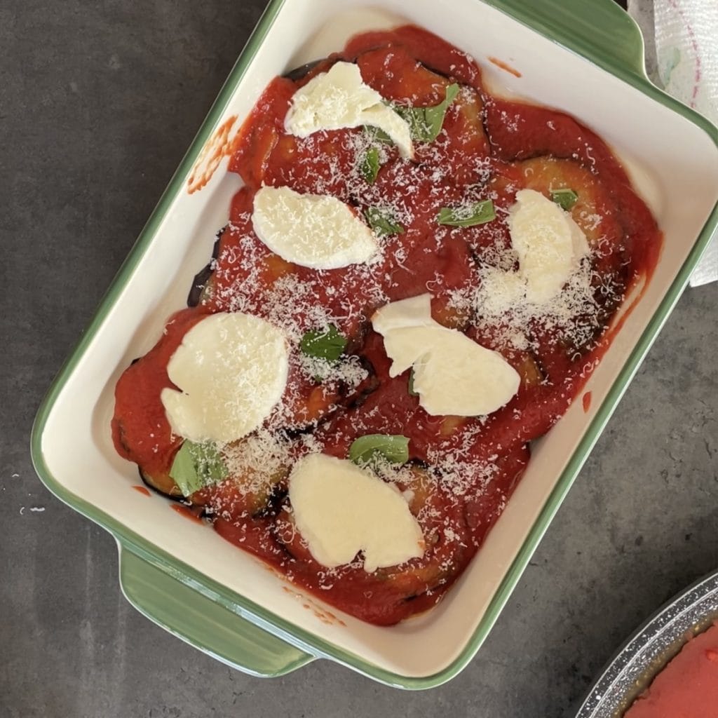 Parmigiana de berinjela