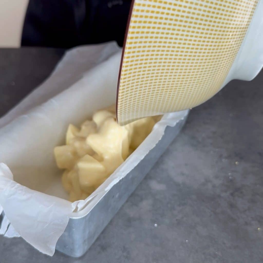 Plumcake com maçãs