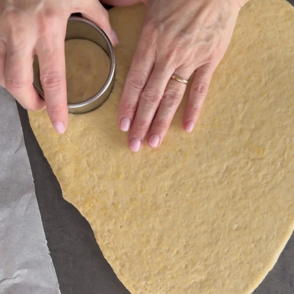 Rosquinhas de batata fritas